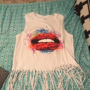 Sleeveless cute summer top